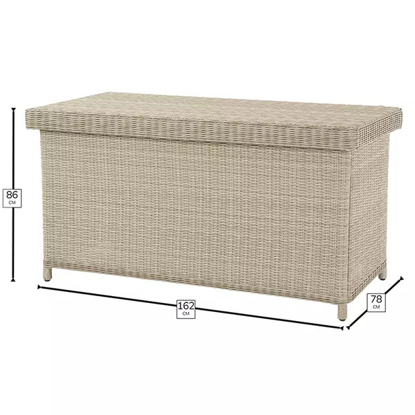 Bramblecrest Chedworth Sandstone Cushion Storage Box with Liner -Standard image 7