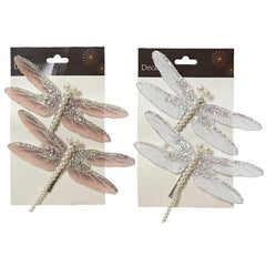 Decoris Dragonfly Clip - Pack of 2 (Assorted Designs) image 0