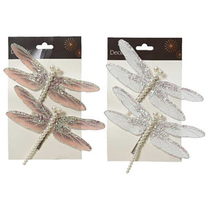 Decoris Dragonfly Clip - Pack of 2 (Assorted Designs) image 0