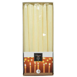 Decoris Ivory Dinner Candles (Pack of 12) image 0