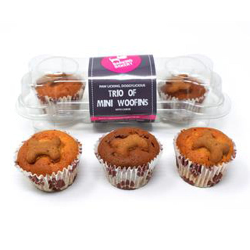 Barking Bakery Trio of Mini Uniced Woofins image 0