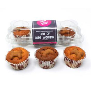 Barking Bakery Trio of Mini Uniced Woofins image 0