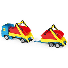 siku 1695 Truck with Skip and Trailer image 0