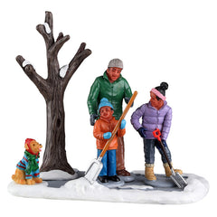 Lemax Shoveling The Driveway image 0