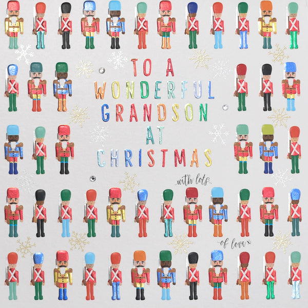 Wendy Jones-Blackett Nutcracker Grandson Christmas Card image 0