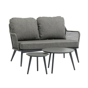 Bramblecrest Oregon Garden Lounge Set with 2 Round Coffee Tables image 11