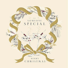 Woodmansterne Special Times Cocktail Christmas Card image 0