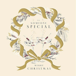 Woodmansterne Special Times Cocktail Christmas Card image 0