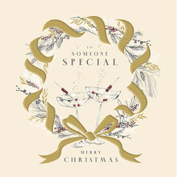 Woodmansterne Special Times Cocktail Christmas Card image 0
