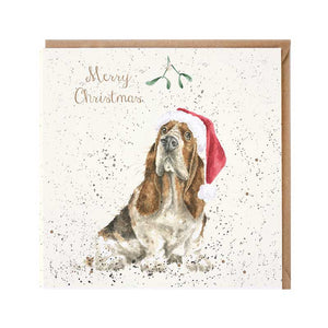 Wrendale Designs Mistletoe Christmas Card image 0