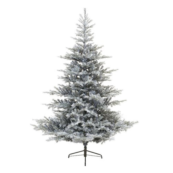 Everlands Grey Frosted Grandis Fir Artificial Christmas Tree - 6ft image 2
