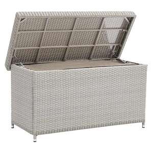 Bramblecrest Wentworth Cushion Storage Box with Liner in Pewter Rattan - Standard image 5
