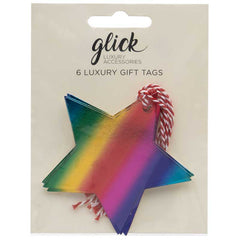 Glick Rainbow Star Gift Tags (Pack of 6) image 0