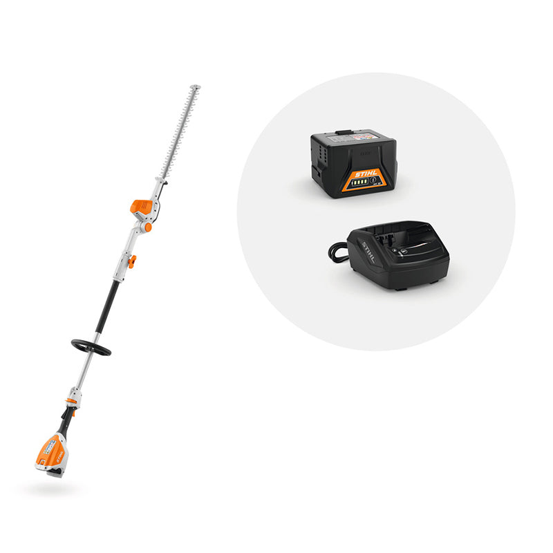 STIHL HLA 56 Cordless Long Reach Hedge Trimmer Set (inc AK 20 Battery & AL 101 Charger) image 0