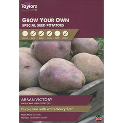 Arran Victory Main Crop Seed Potatoes (Pack of 8) image 0