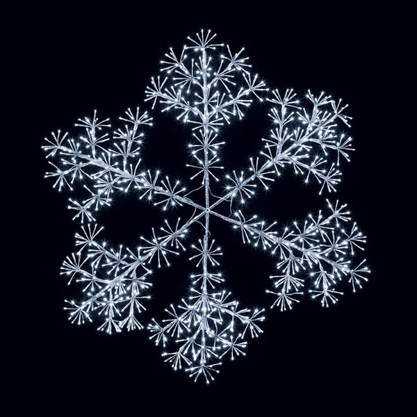 Premier Silver Starburst Snowflake - 120cm image