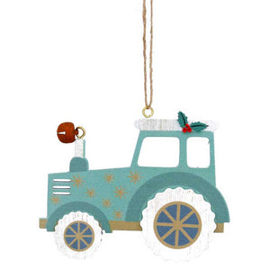 Gisela Graham Wood Tractor (Assorted Designs) image 2