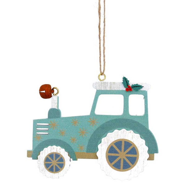 Gisela Graham Wood Tractor (Assorted Designs) image 2
