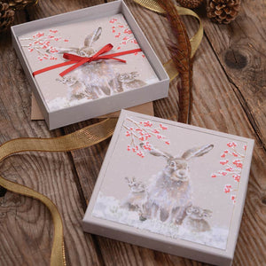 Wrendale Designs Luxury Boxed Cards - Snowfall (Pack of 8) image 1