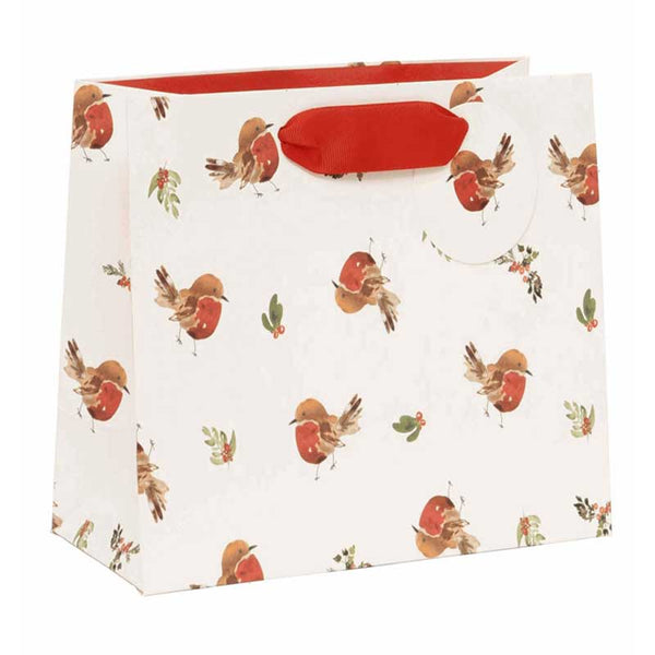 Glick Resplendent Robins Gift Bag - Medium Landscape image