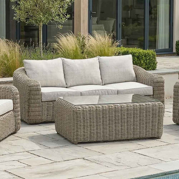 Orchard Life Morello Garden Lounge Set – Oatmeal Weave (Seats 5) image 2