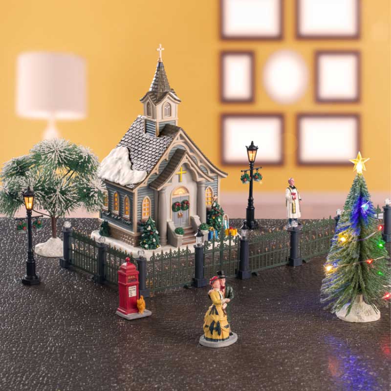 Lemax Small Town Church Set image 0