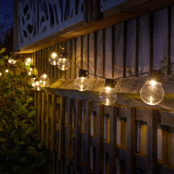 Smart Garden GloBulb Solar Powered Outdoor String Lights (20 Bulbs) image 0
