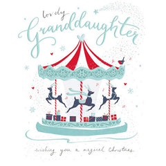 Woodmansterne Lovely Granddaughter Christmas Card image 0
