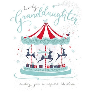 Woodmansterne Lovely Granddaughter Christmas Card image 0