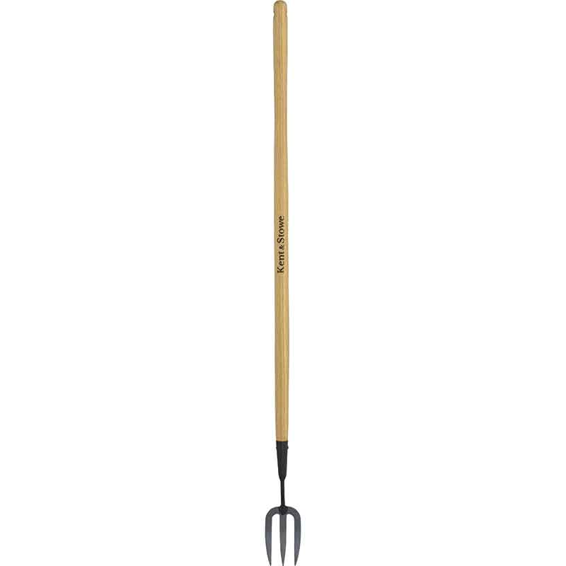 Kent & Stowe Carbon Steel Long Handled Weeding Fork image 0