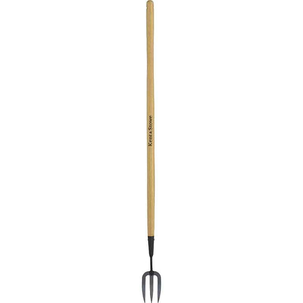 Kent & Stowe Carbon Steel Long Handled Weeding Fork image 0