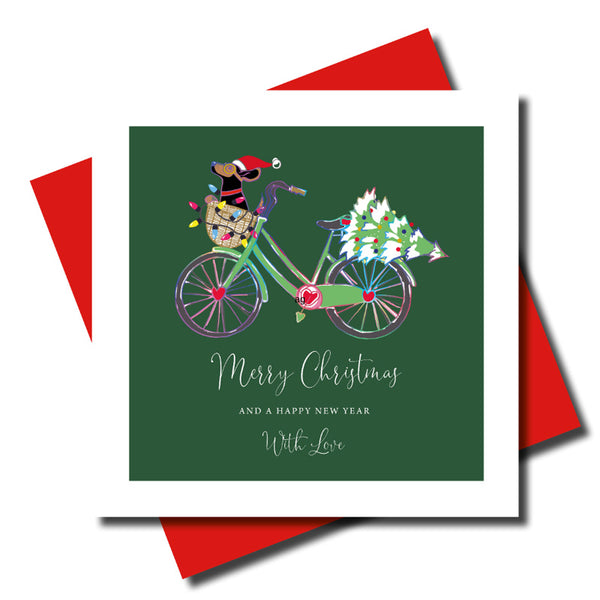 Marina B Ellie Bike Christmas Card image 0