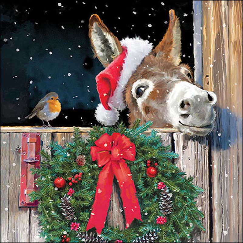 Ambiente Paper Napkins - Friends With Donkey (Pack of 20) image 0