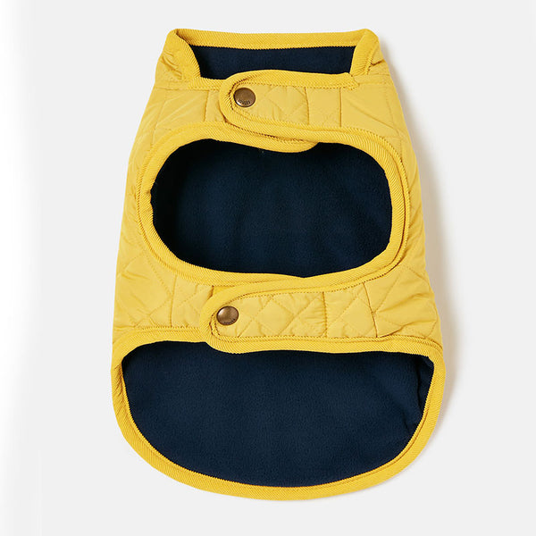 Joules Antique Gold Quilted Dog Coat image 4