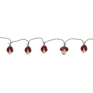 Smart Solar 10 Warm White Ladybird String Lights image 1