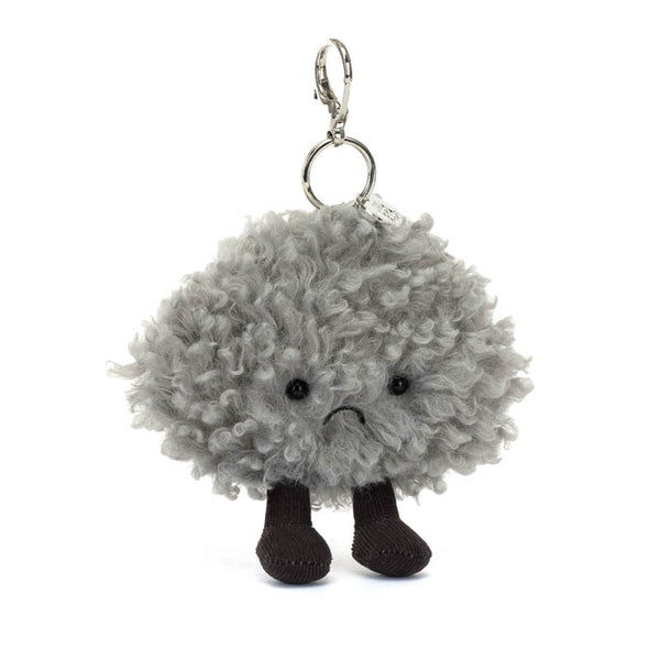 Jellycat Amuseables Storm Cloud Bag Charm - Grey image 4