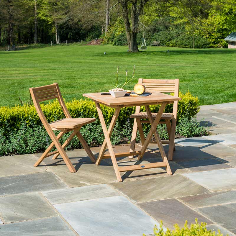 Alexander Rose Roble Wooden Folding Bistro Set image 0