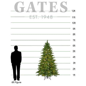 Everlands Galloway Spruce / Denver Spruce Pre-Lit Christmas Tree - 7ft image 1