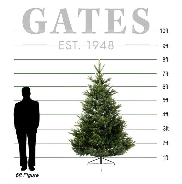 Everlands Arlberg Fir Artificial Christmas Tree - 8ft / 2.4m image 1