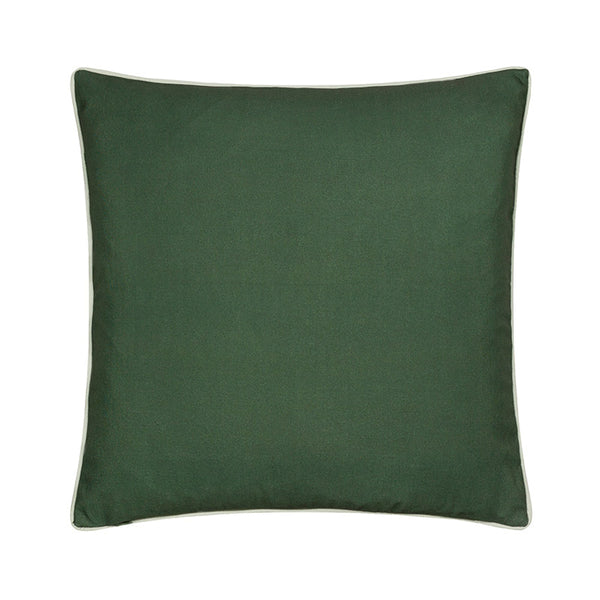 Morris &amp; Co Strawberry Thief Forest Green Outdoor Cushion, 50 x 50cm image 3