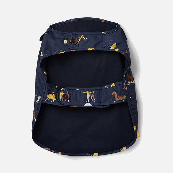 Joules Coastal Navy Raincoat for Dogs image 1