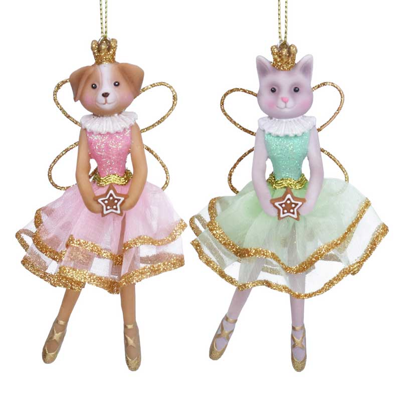 Gisela Graham Resin Ballerina - Cat OR Dog (Assorted Designs) image 0