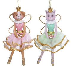 Gisela Graham Resin Ballerina - Cat OR Dog (Assorted Designs) image 0