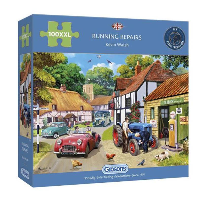 Gibsons Running Repairs 100 XXL Piece Jigsaw Puzzle image 0