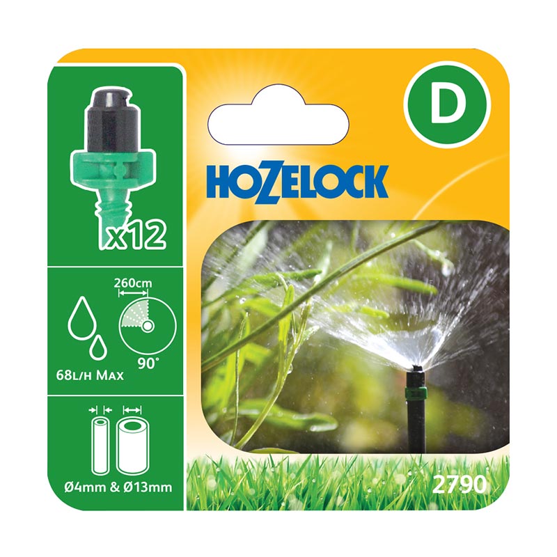 Hozelock 90-Degree Micro Sprinkler (Pack of 12) image 0