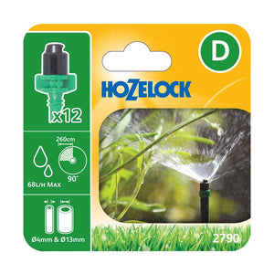 Hozelock 90-Degree Micro Sprinkler (Pack of 12) image 0