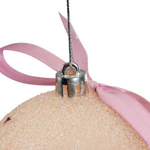 Decoris Shatterproof Bauble with Pink Satin Bow (Assorted Designs) image 5