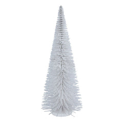 Gisela Graham White Bristle Christmas Tree image 0