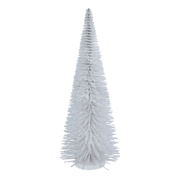 Gisela Graham White Bristle Christmas Tree image 0