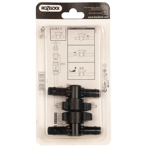 Hozelock 13mm Flow Control Valve (Pack of 2) image 2